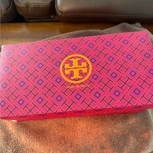 Tory Burch Pink and Orange Patterned Box